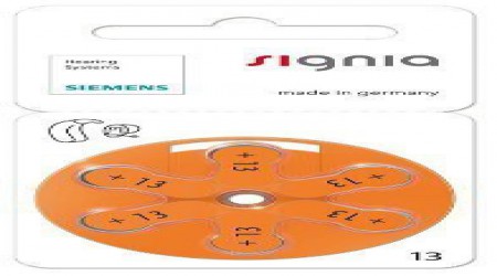 Signia Hearing Aid Battery Size 13 by Shri Ganpati Sales
